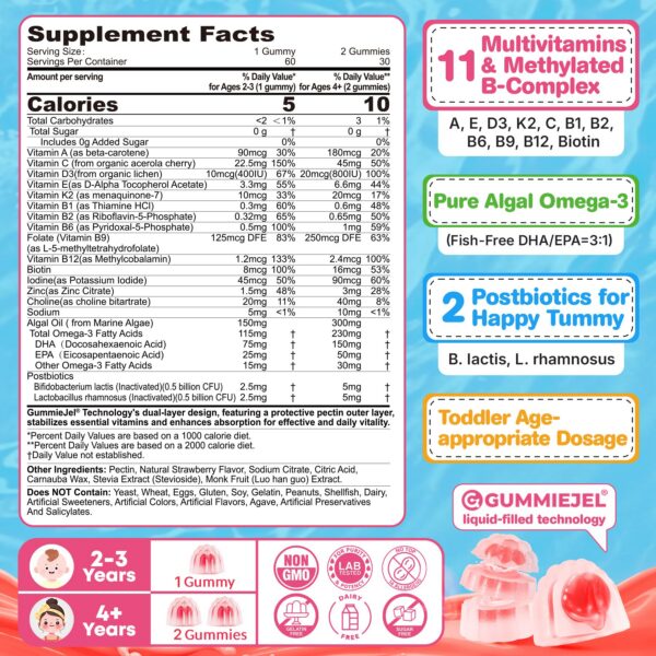 Version 1.0.0 Etiqueta de EnvyCure multivitamínico mujeres