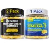 Gomitas Creatina Monohidrato Omega-3 EnvyCure frente a etiqueta