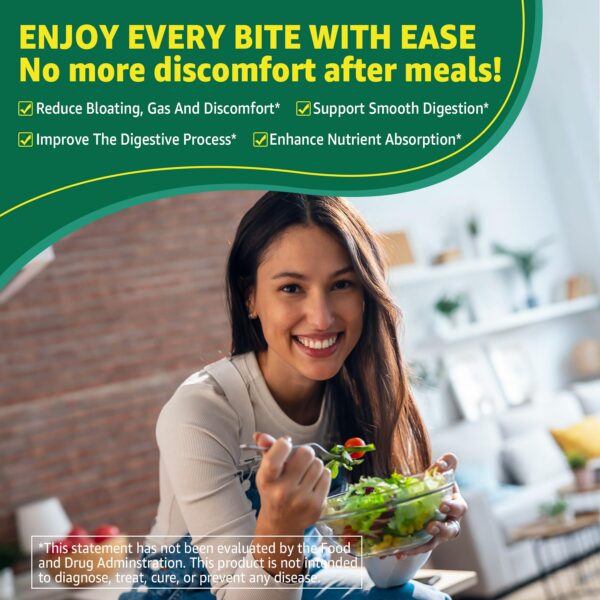 Interior de la doble capa con enzimas y sabor durazno