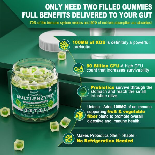 Componentes de probióticos y enzimas