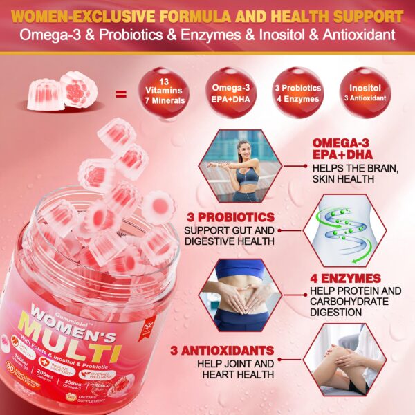 Empaque de gomitas veganas con Omega-3