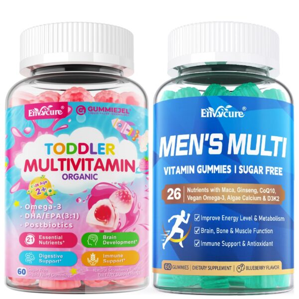 EnvyCure gomitas hombres etiqueta frontal