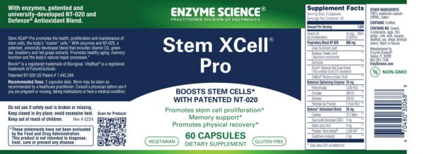 Enzyme Science suplemento regeneración celular y soporte inmune