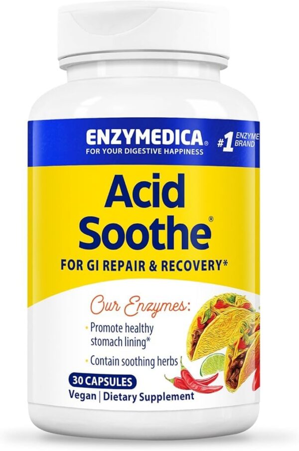 Version 1.0.0 Caja de Enzymedica Acid Soothe