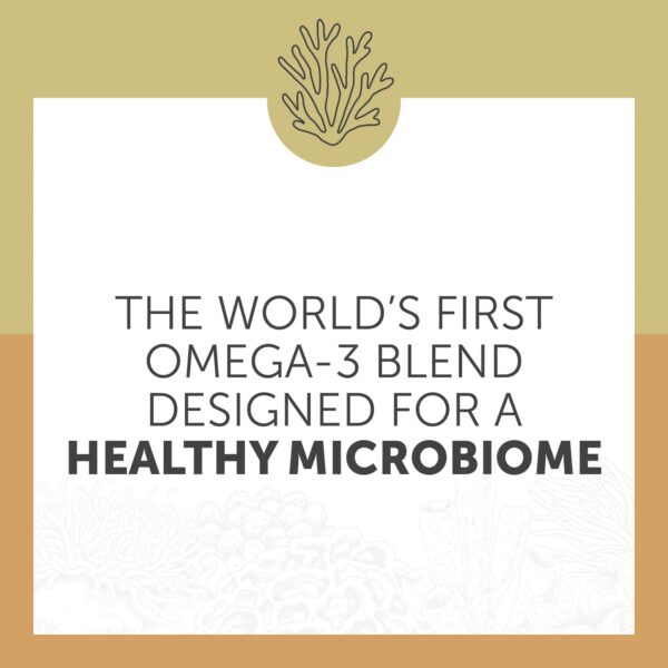 Close-up of omega-3 label