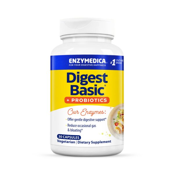 Frente de Enzymedica Digest Basic + Probiotics