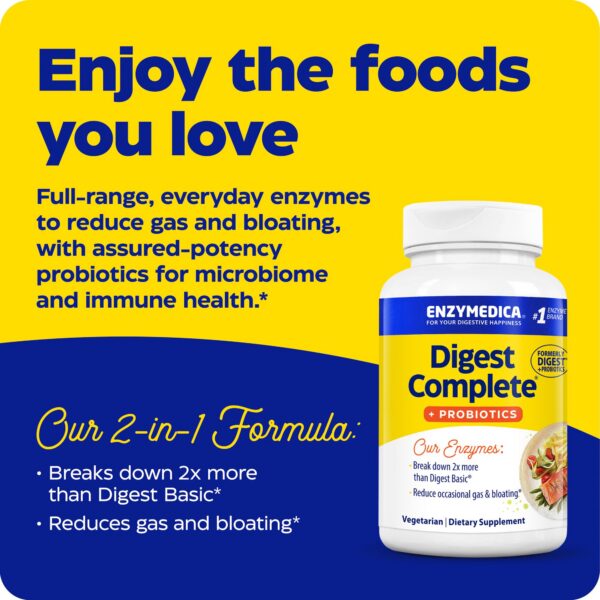 Cápsulas de Digest Complete Probiotics