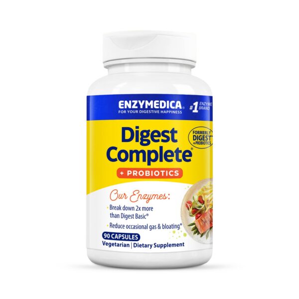 Frente del envase Enzymedica Digest Complete Probiotics