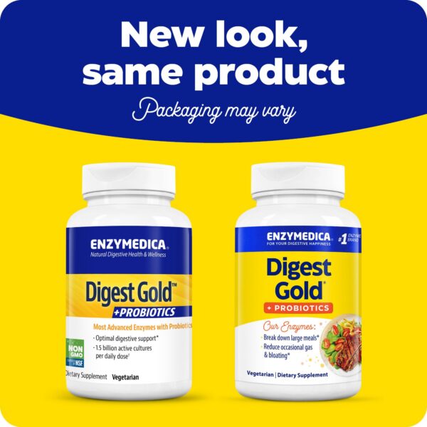 Etiqueta del producto Digest Gold + Probióticos