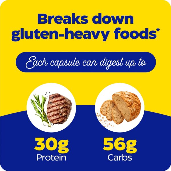 Vista lateral de la botella