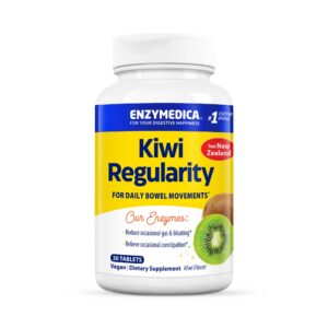 Kiwi Regularity frasco y etiqueta visible