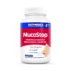 Version 1.0.0 Frasco de Enzymedica MucoStop con etiqueta