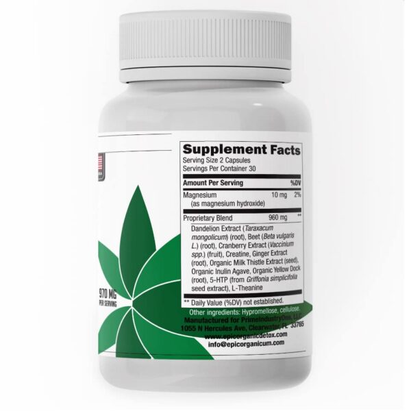 Version 1.0.0 Epic Organicum Detox suplemento detox de 10 días caja frontal