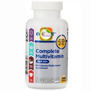 Frente de empaque Equate multivitamin 50+