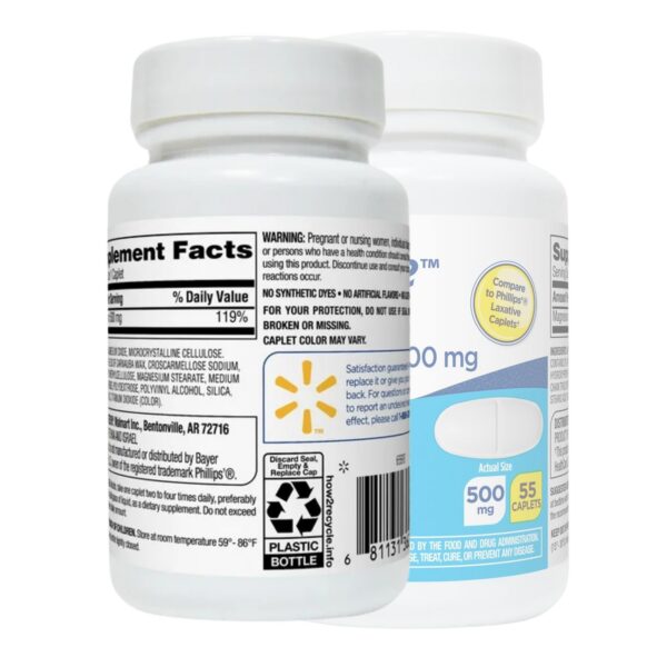 Etiqueta del producto en la botella