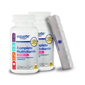 Paquete de 2 multivitamínicos Equate para mujeres mayores de 50