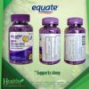 Paquete Equate Sleep-Aid Diphenhydramine vista lateral