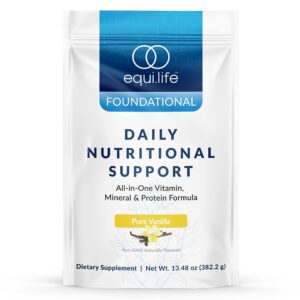 Frasco de Equilife Apoyo nutricional diario vainilla