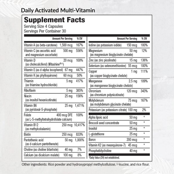 Multivitamínico diario Equilife