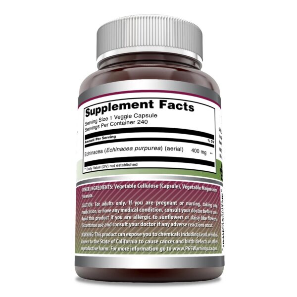 Equinácea Amazing Formulas cápsulas vegetales