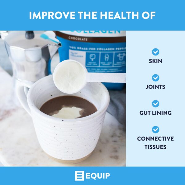 Etiqueta del producto Equip Collagen