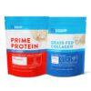 Frente del envase Equip Foods Prime Protein y Colageno sin sabor
