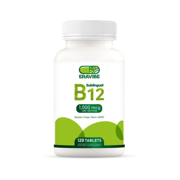 ERAVIBE vitamina b12 1000 mcg tabletas sublinguales sabor cereza