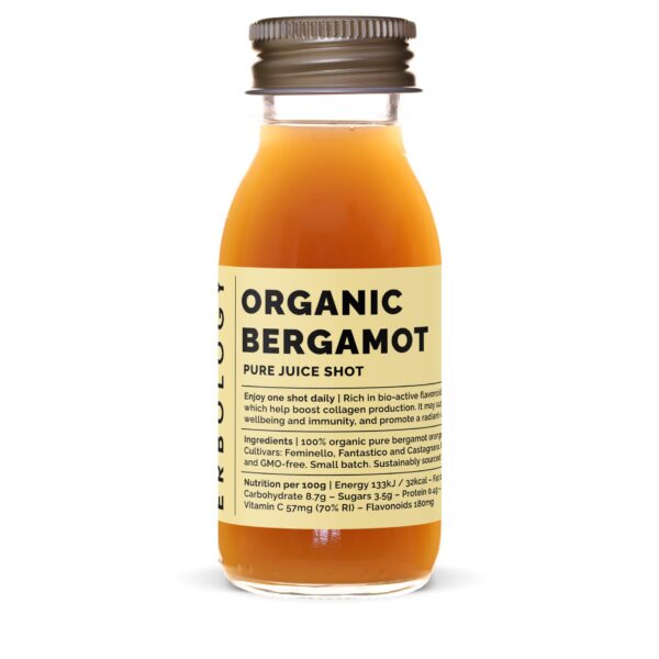 Erbology jugo orgánico bergamota 12 shots 60 ml
