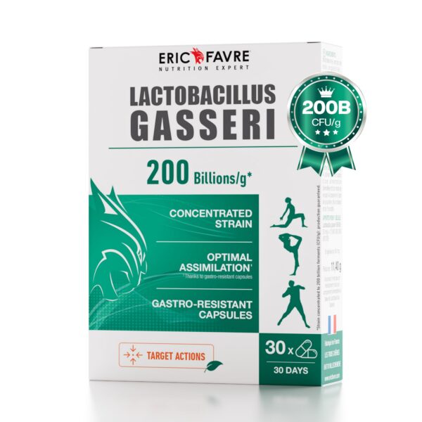 Frasco frontal de Eric Favre Lactobacillus Gasseri Probiotic