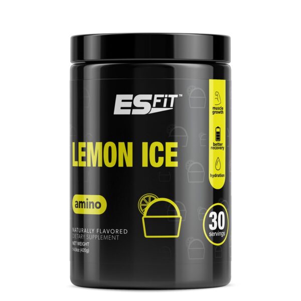 Version 1.0.0 Frasco de ES FIT amino powder Lemon Ice