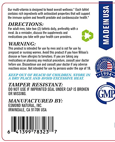 Version 1.0.0 Tabletas del suplemento Esmond Natural