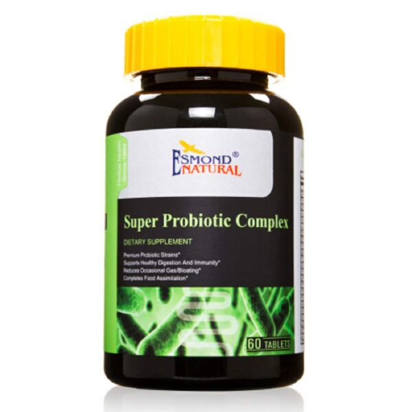 Paquete Esmond Natural Super Probiótico 480 tabletas salud intestinal