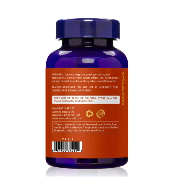 Etiqueta frontal Vitamina C Esmond Natural 1000mg con Cereza Acerola