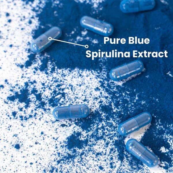 Espíritu azul cápsulas orgánicas Ocean Rx para la salud