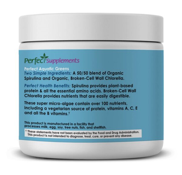 Espirulina orgánica certificada para soporte de ánimo y resistencia