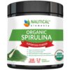 Espirulina orgánica premium polvo frasco 5.92 onzas