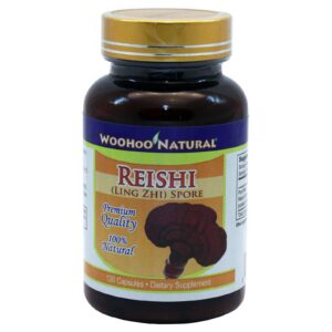 Botella de esporas de reishi Woohoo Natural