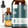 Essential B-12 suplemento líquido 3000mcg de alta potencia