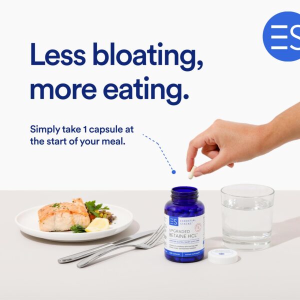 Etiqueta Betaína HCl con pepsina