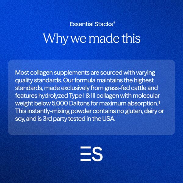 Medidas de porción de colágeno