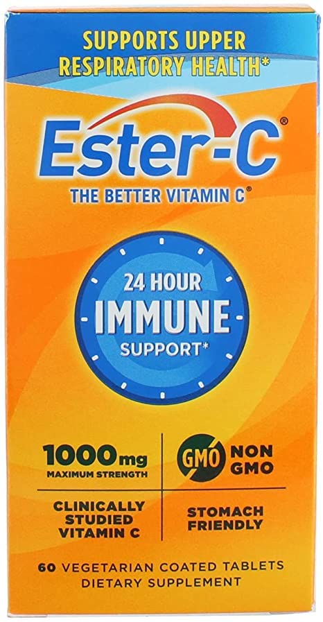 Ester C 1000mg caja con 60 tabletas vitamina c antioxidante