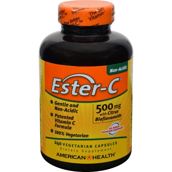Ester-C 500 vegetariano con bioflavonoides cítricos 240 cápsulas