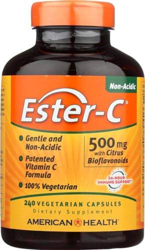 Ester-C 500 vitamina C bioflavonoides cítricos botella 240