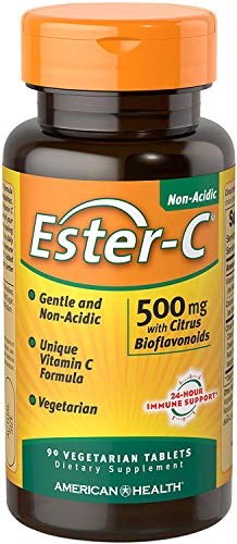 Ester C 500 mg con bioflavonoides cítricos tableta vegetariana