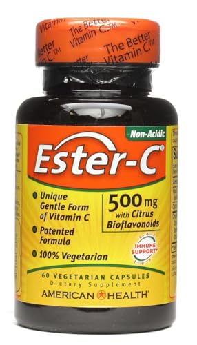 Ester-C American Health 500 mg 60 cápsulas vegetales antioxidantes
