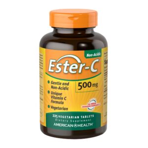 Ester-C American Health vitamina C 500mg paquete frontal