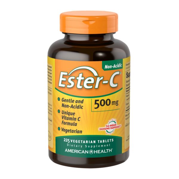 Ester-C American Health vitamina C 500mg paquete frontal