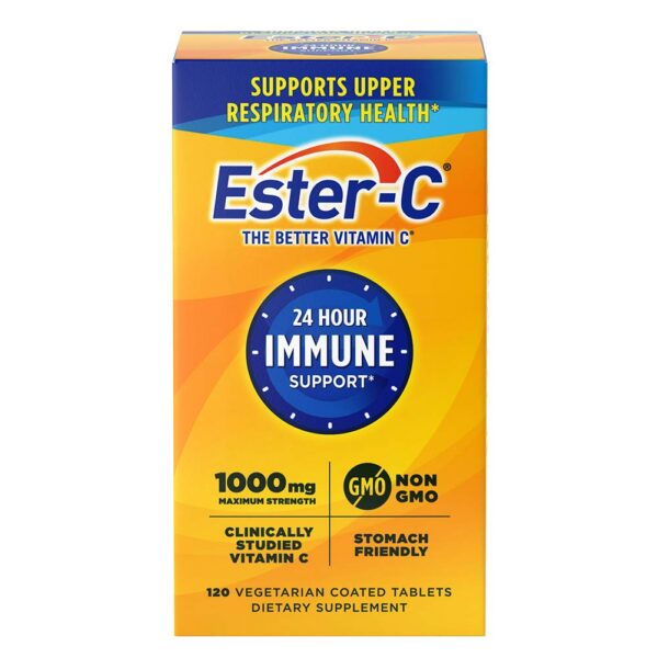 Tabletas Ester-C Vitamina C 1000 mg para soporte inmunológico