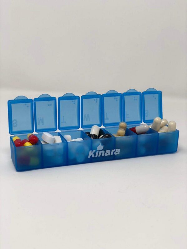 Estuche Kinara para píldoras