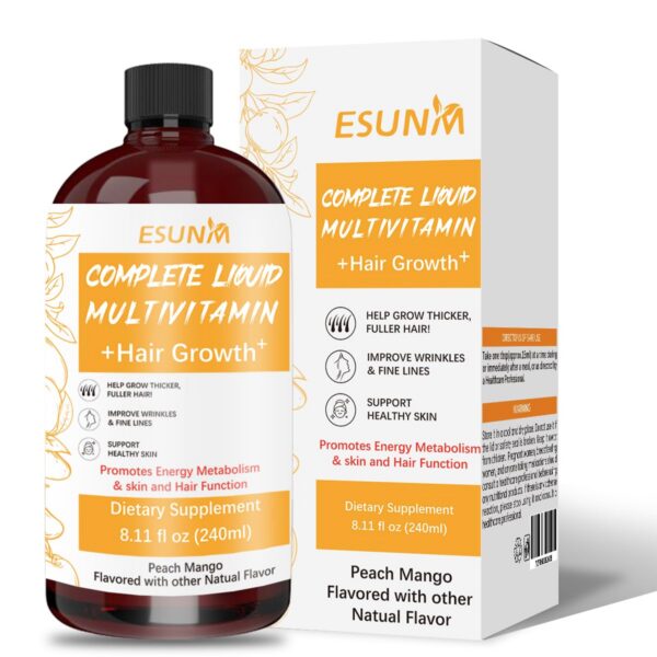 Frente del envase ESUNM Multivitamínico líquido para cabello
